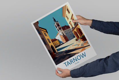 Tarnow Travel Print Wall Art Tarnow Wall Hanging Home Décor Tarnow Gift Art Lovers Poland Art Lover Gift Tarnow Travel Wall Art