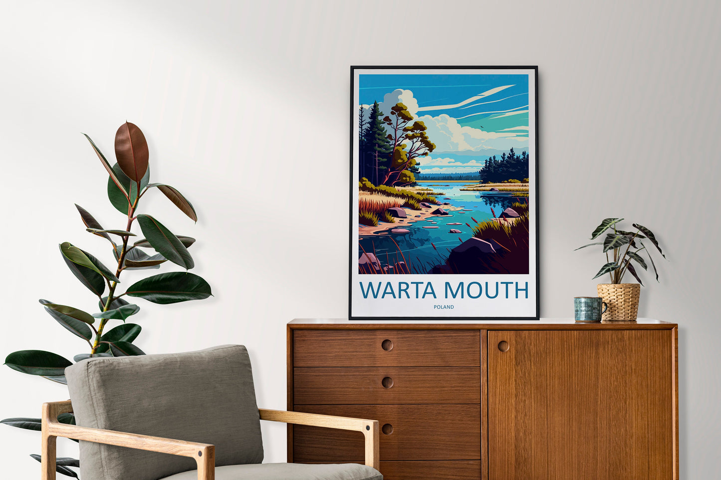 Warta Mouth Travel Print Wall Art Warta Mouth Wall Hanging Home Décor Warta Mouth Gift Art Lovers Poland Art Lover Gift Warta Mouth Travel