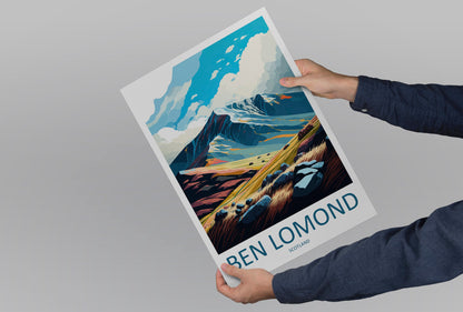 Ben Lomond Travel Print Wall Art Ben Lomond Wall Hanging Home Décor Ben Lomond Gift Art Lovers Scotland Art Lover Gift Ben Lomond Artwork