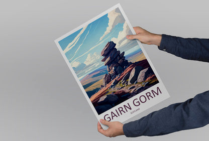 Cairn Gorm Travel Print Wall Art Cairn Gorm Wall Hanging Home Décor Cairn Gorm Gift Art Lovers Scotland Art Lover Gift Cairn Gorm Artwork