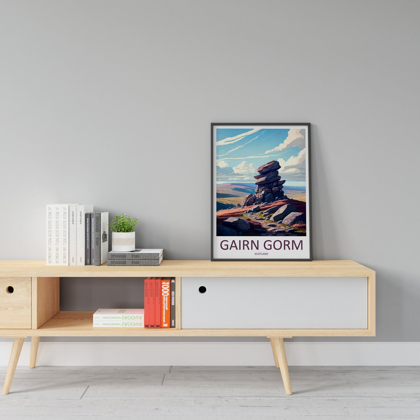 Cairn Gorm Travel Print Wall Art Cairn Gorm Wall Hanging Home Décor Cairn Gorm Gift Art Lovers Scotland Art Lover Gift Cairn Gorm Artwork