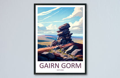 Cairn Gorm Travel Print Wall Art Cairn Gorm Wall Hanging Home Décor Cairn Gorm Gift Art Lovers Scotland Art Lover Gift Cairn Gorm Artwork