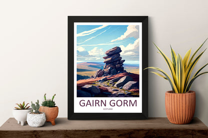 Cairn Gorm Travel Print Wall Art Cairn Gorm Wall Hanging Home Décor Cairn Gorm Gift Art Lovers Scotland Art Lover Gift Cairn Gorm Artwork