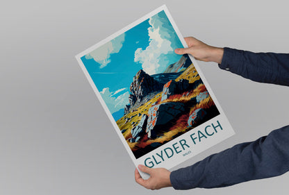 Glyder Fach Travel Print Wall Art Glyder Fach Wall Hanging Home Décor Glyder Fach Gift Art Lovers Welsh Art Lover Gift Glyder Fach Travel