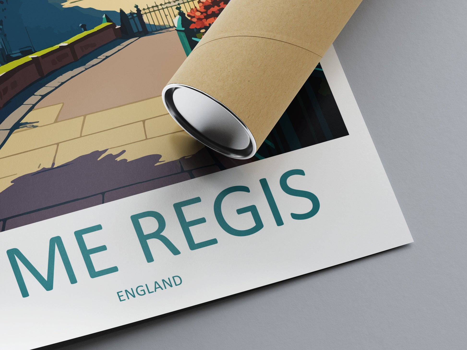 Lyme Regis Travel Print Wall Art Lyme Regis Wall Hanging Home Décor Lyme Regis Gift Art Lovers England Art Lover Gift Lyme Regis Travel Gift