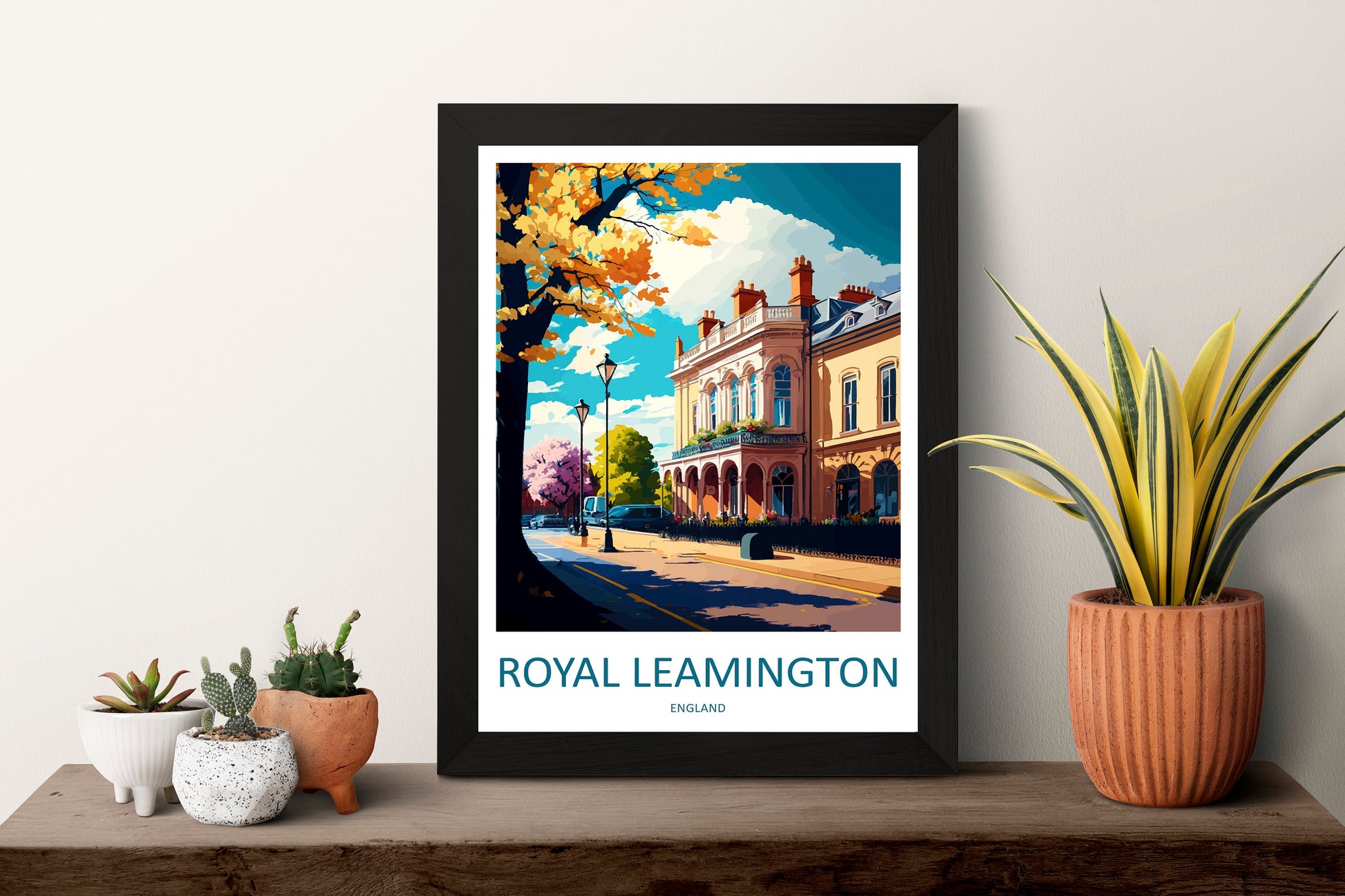 Royal Leamington Travel Print Wall Art Royal Leamington Wall Hanging Home Décor Royal Leamington Gift Art Lovers England Art Lover Gift