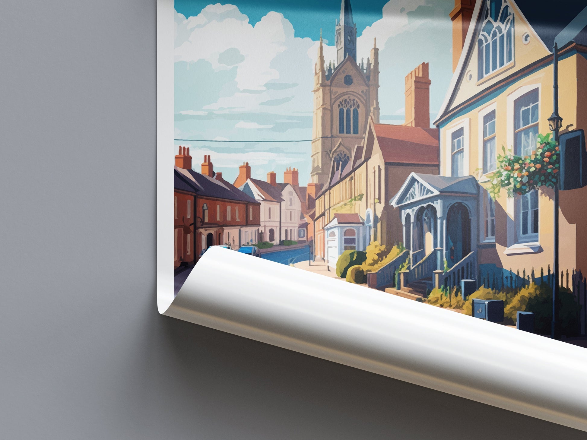 Sherborne Travel Print Wall Art Sherborne Wall Hanging Home Décor Sherborne Gift Art Lovers England Art Lover Gift Sherborne Travel Gift