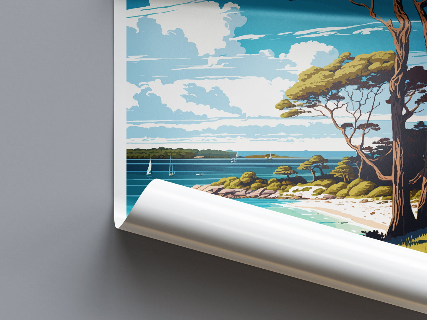 Brownsea Island Travel Print Wall Art Brownsea Island Wall Hanging Home Décor Brownsea Island Gift Art Lovers England Art Lover Gift
