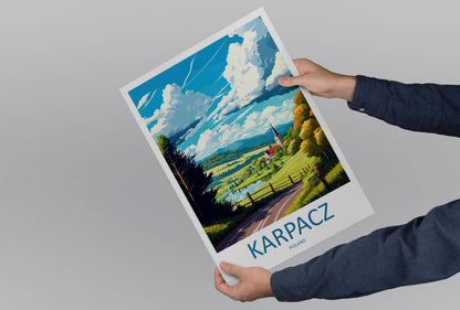 Karpacz Travel Print Wall Art Karpacz Wall Hanging Home Décor Karpacz Gift Art Lovers Poland Art Lover Gift Karpacz Travel Wall Art