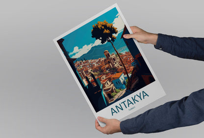 Antakya Travel Print Wall Art Antakya Wall Hanging Home Décor Antakya Gift Art Lovers Turkey Art Lover Gift Antakya City Turkey Travel Art