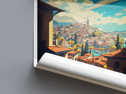 Gaziantep Travel Print Wall Art Gaziantep Wall Hanging Home Décor Gaziantep Gift Art Lovers Turkey Art Lover Gift Gaziantep Turkey Travel