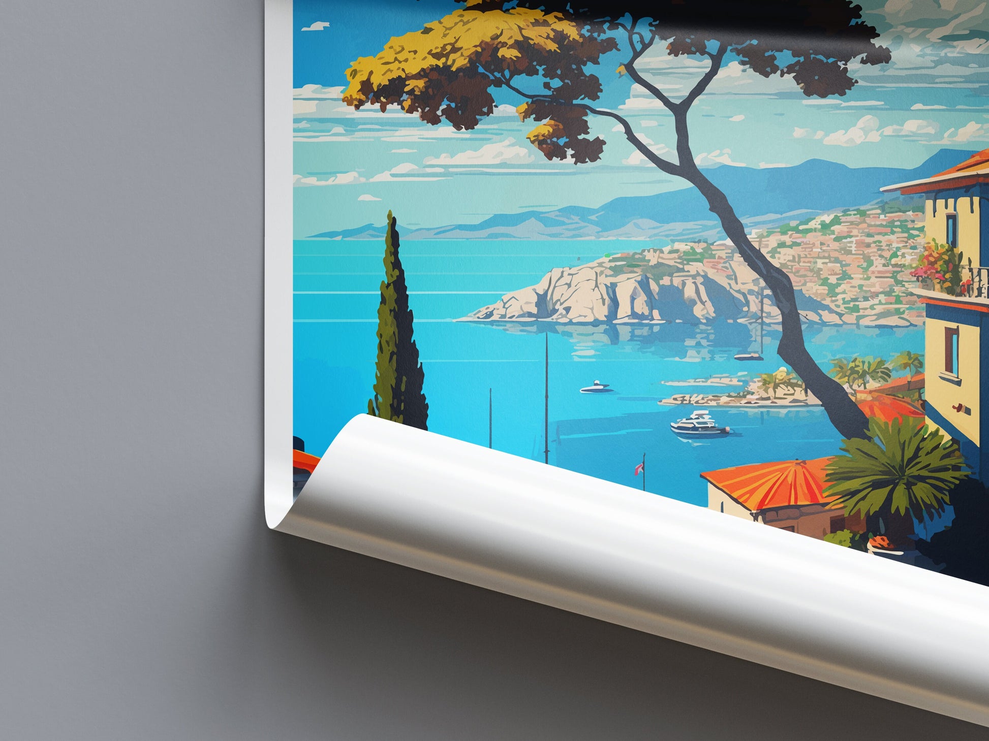 Kuşadası Travel Print Wall Art Kuşadası Wall Hanging Home Décor Kuşadası Gift Art Lovers Turkey Art Lover Gift Kuşadası City Turkey Travel