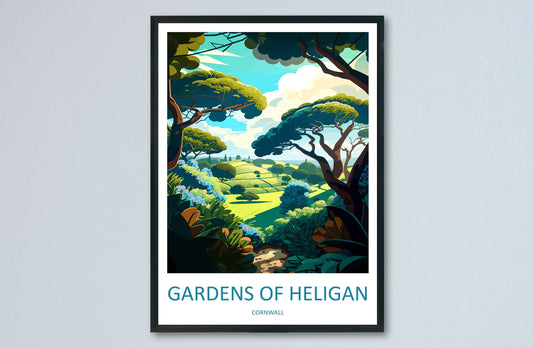Gardens Of Heligan Travel Print Wall Art Gardens Of Heligan Wall Hanging Home Décor Gardens Of Heligan Gift Art Lovers England Art Lover