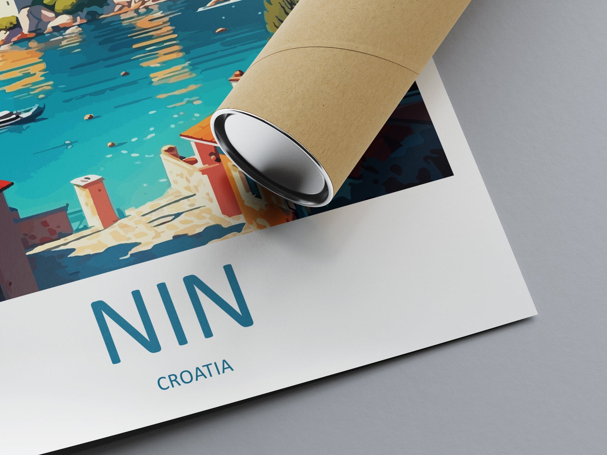 Nin Travel Print Wall Art Nin Wall Hanging Home Décor Nin Gift Art Lovers Croatia Art Lover Gift Nin Travel Poster Wall Art Coastal Artwork