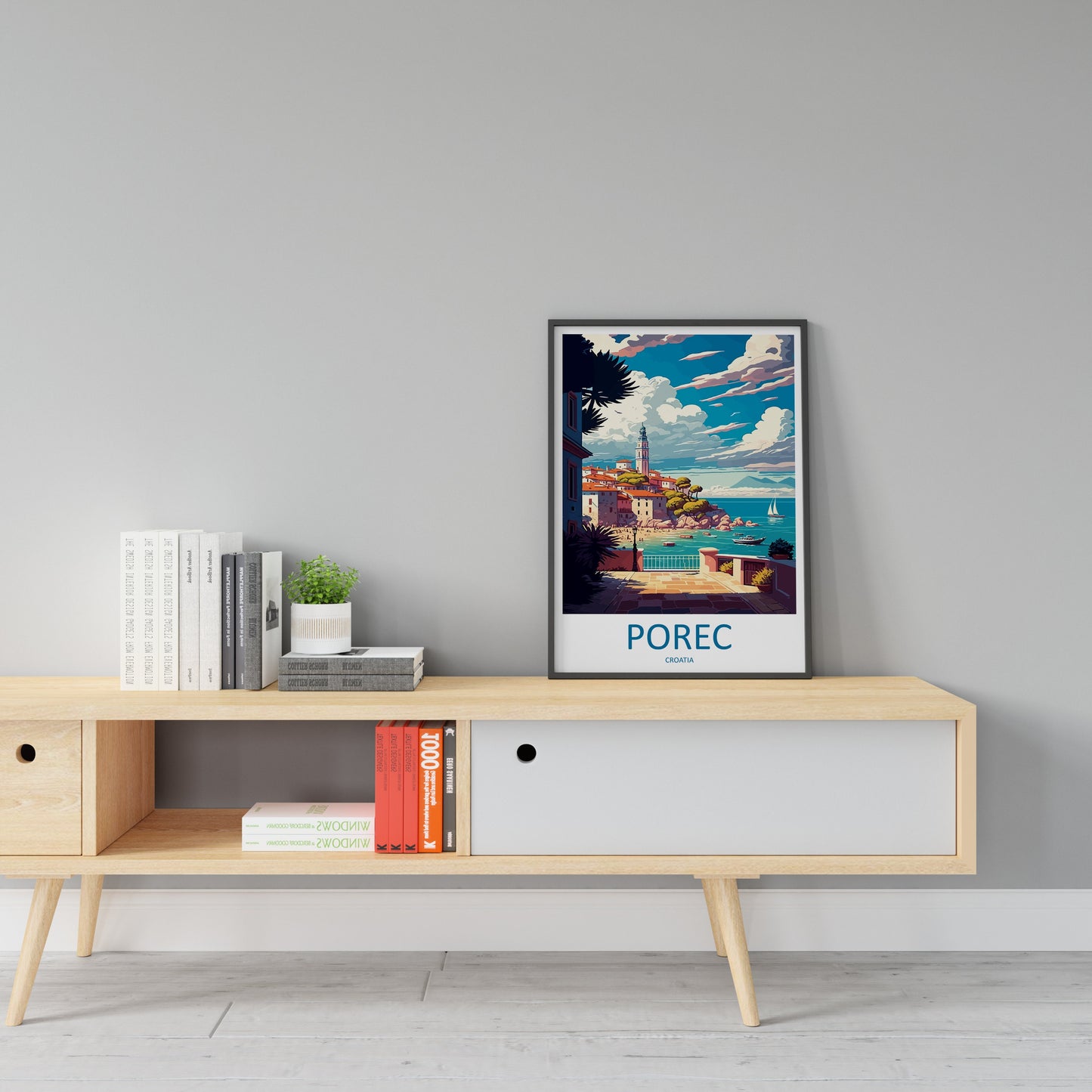 Porec Travel Print Wall Art Porec Wall Hanging Home Décor Porec Gift Art Lovers Croatia Art Lover Gift Porec Travel Poster Wall Art