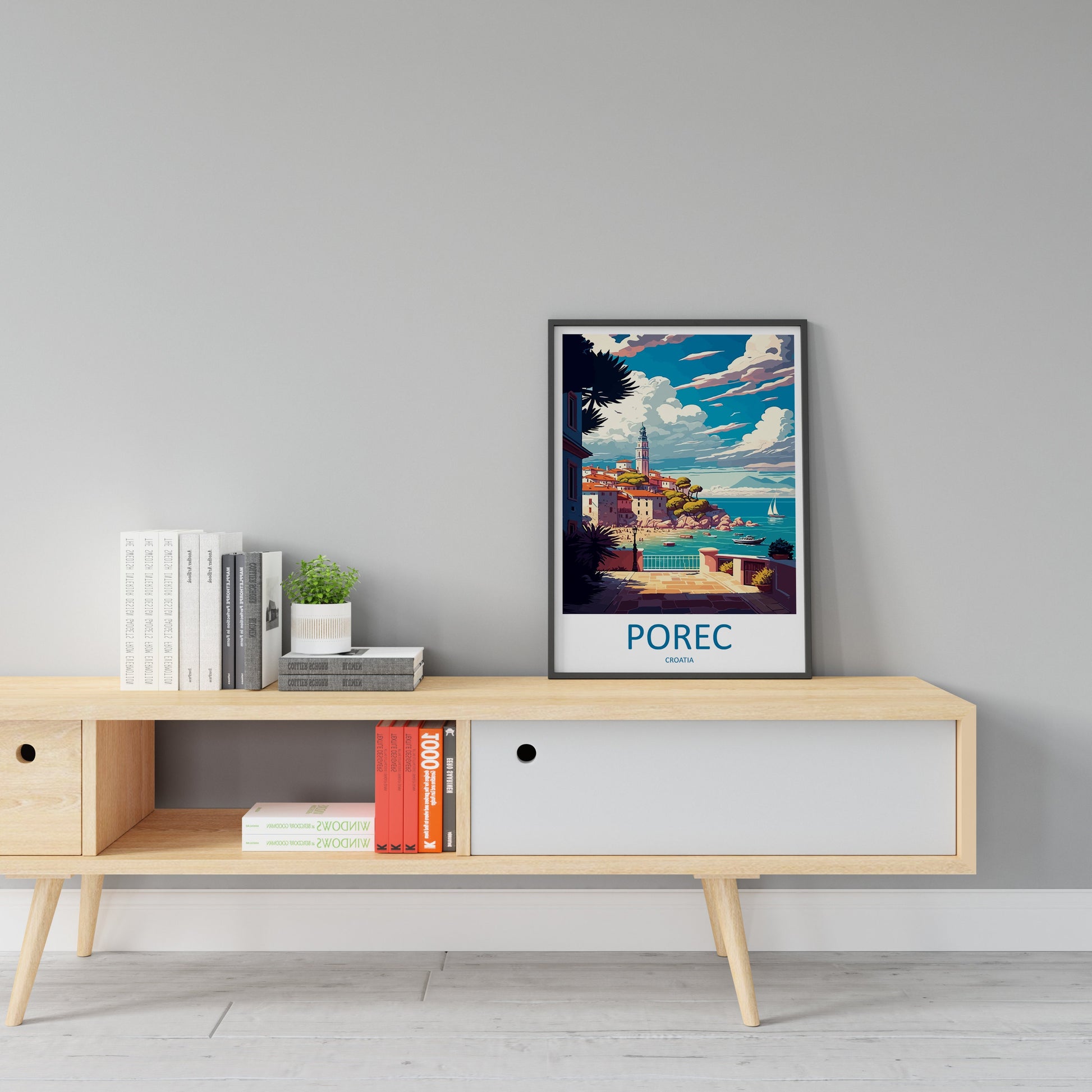 Porec Travel Print Wall Art Porec Wall Hanging Home Décor Porec Gift Art Lovers Croatia Art Lover Gift Porec Travel Poster Wall Art