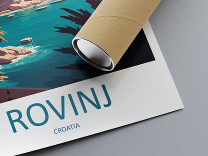 Rovinj Travel Print Wall Art Rovinj Wall Hanging Home Décor Rovinj Gift Art Lovers Croatia Art Lover Gift Rovinj Travel Poster Wall Art