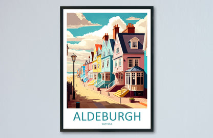Aldeburgh Travel Print Wall Art Aldeburgh Wall Hanging Home Décor Aldeburgh Gift Art Lovers England Art Lover Gift Aldeburgh Art
