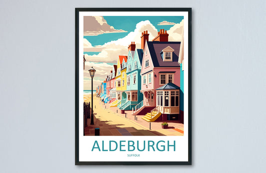 Aldeburgh Travel Print Wall Art Aldeburgh Wall Hanging Home Décor Aldeburgh Gift Art Lovers England Art Lover Gift Aldeburgh Art
