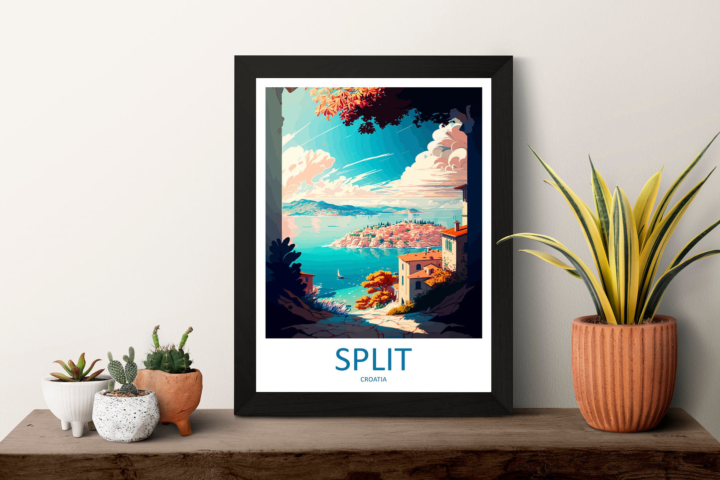 Split Travel Print Wall Art Split Wall Hanging Home Décor Split Gift Art Lovers Croatia Art Lover Gift Split Travel Poster Wall Art