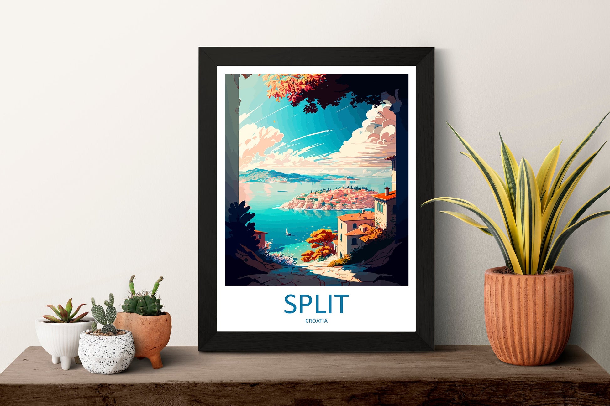 Split Travel Print Wall Art Split Wall Hanging Home Décor Split Gift Art Lovers Croatia Art Lover Gift Split Travel Poster Wall Art