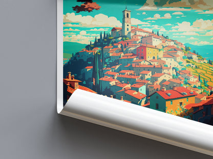 Motovun Travel Print Wall Art Motovun Wall Hanging Home Décor Motovun Gift Art Lovers Croatia Art Lover Gift Motovun Travel Poster Art