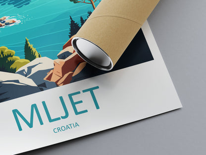 Mljet National Park Travel Print Wall Art Mljet Wall Hanging Home Décor Mljet Gift Art Lovers Croatia Art Lover Gift Mljet Travel Poster Art