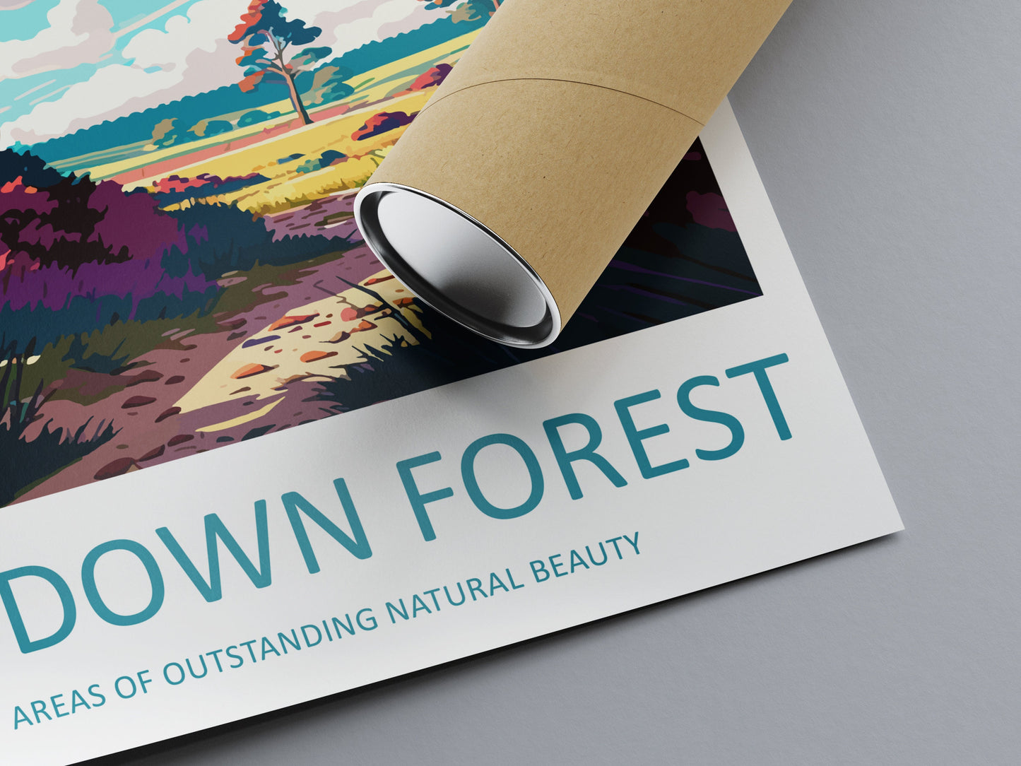 Ashdown Forest Travel Print Wall Art Ashdown Forest Wall Hanging Home Decoration Ashdown Forest Gift Art Lovers Wall Art