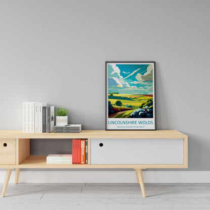 Lincolnshire Wolds Travel Print Wall Art Lincolnshire Wolds Wall Hanging Home Decor Lincolnshire Wolds Gift Art Lovers Wall Art ANOB Travel