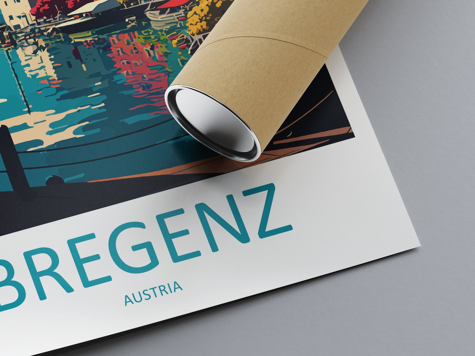Bregenz Travel Print Wall Art Bregenz Wall Hanging Home Décor Bregenz Gift Art Lovers Austria Art Lover Gift Bregenz Travel Poster Art
