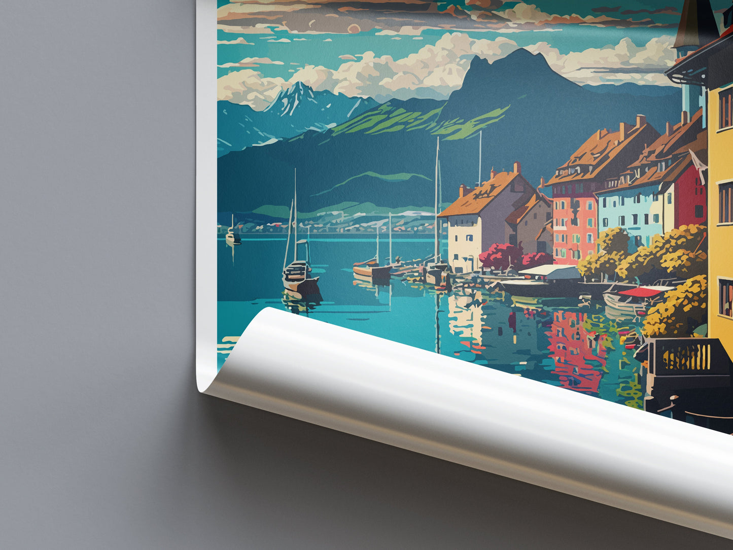 Bregenz Travel Print Wall Art Bregenz Wall Hanging Home Décor Bregenz Gift Art Lovers Austria Art Lover Gift Bregenz Travel Poster Art