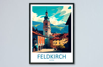 Feldkirch Travel Print Wall Art Feldkirch Wall Hanging Home Décor Feldkirch Gift Art Lovers Austria Art Lover Gift Feldkirch Travel Poster
