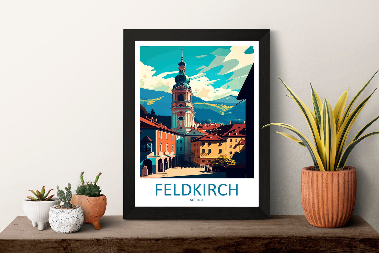 Feldkirch Travel Print Wall Art Feldkirch Wall Hanging Home Décor Feldkirch Gift Art Lovers Austria Art Lover Gift Feldkirch Travel Poster