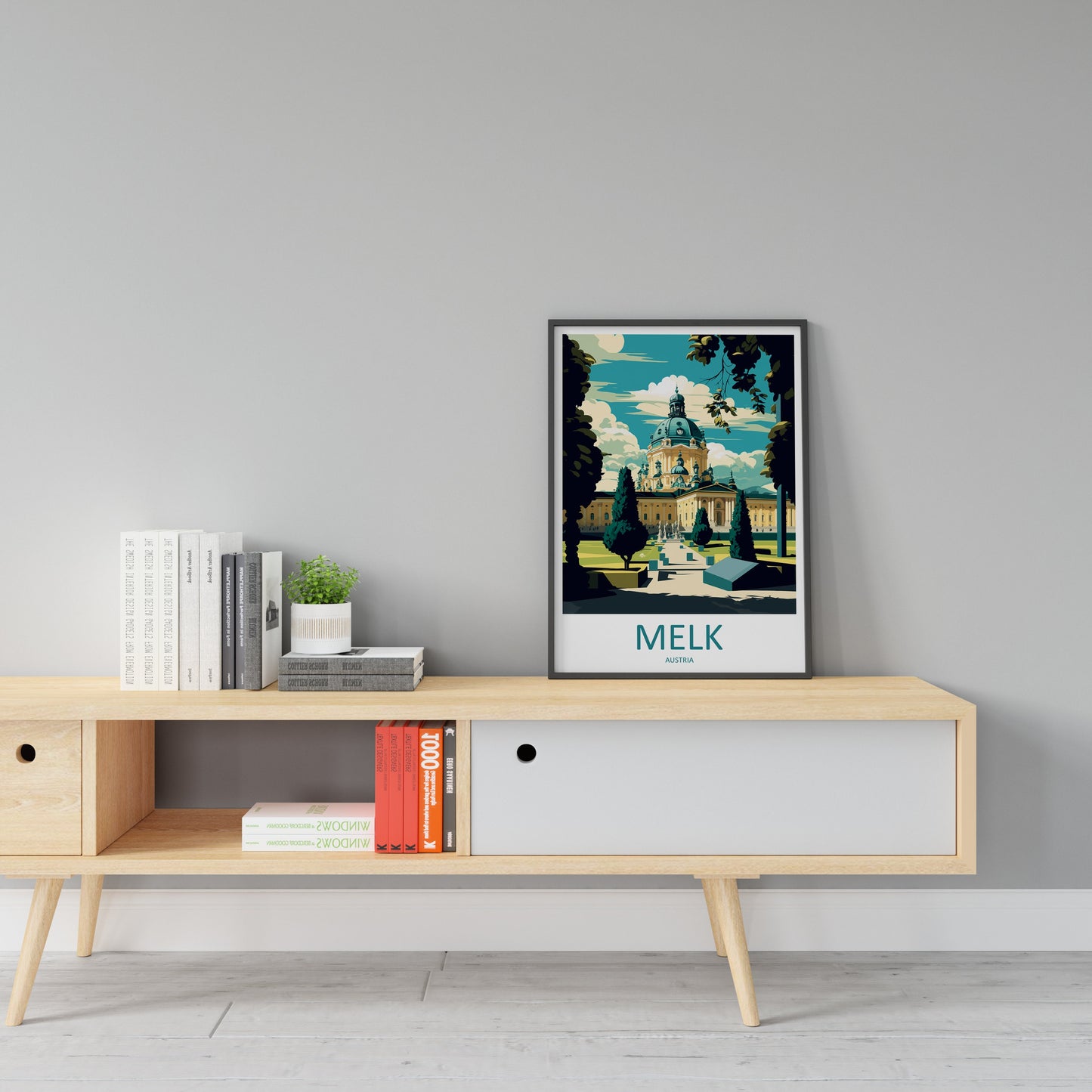 Melk Travel Print Wall Art Melk Wall Hanging Home Décor Melk Gift Art Lovers Austria Art Lover Gift Melk Travel Poster Melk Wall Poster