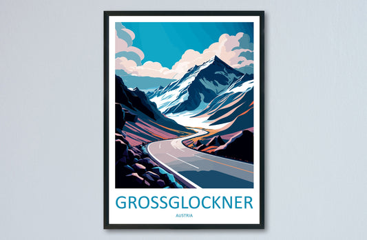 Grossglockner Travel Print Wall Art Grossglockner Wall Hanging Home Décor Grossglockner Gift Art Lovers Austria Art Lover Gift Grossglockner