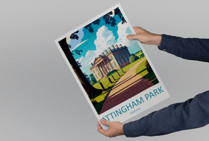 Attingham Park Travel Print Wall Art Attingham Park Wall Hanging Home Decoration Attingham Park Gift Art Lovers Wall Art Print Art