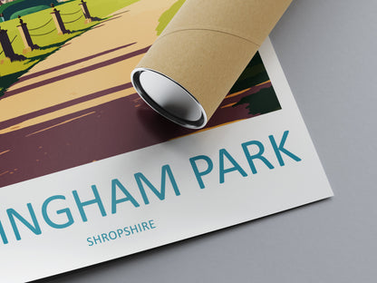 Attingham Park Travel Print Wall Art Attingham Park Wall Hanging Home Decoration Attingham Park Gift Art Lovers Wall Art Print Art