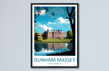 Dunham Massey Travel Print Wall Art Dunham Massey Wall Hanging Home Decor Dunham Massey Gift Art Lovers Wall Art Print Art Dunham Massey Art