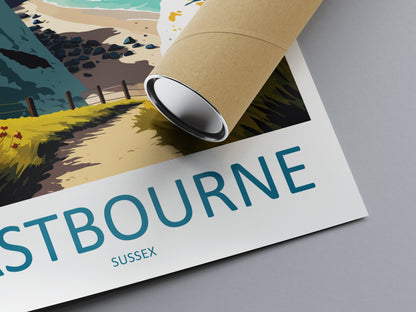 Eastbourne Travel Print Wall Art Eastbourne Wall Hanging Home Decoration Eastbourne Gift Art Lovers Wall Art Print Art Eastbourne Travel Art