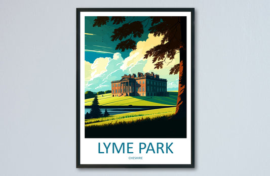 Lyme Park Travel Print Wall Art Lyme Park Wall Hanging Home Decoration Lyme Park Gift Art Lovers Wall Art Print Art Lyme Park Travel Art
