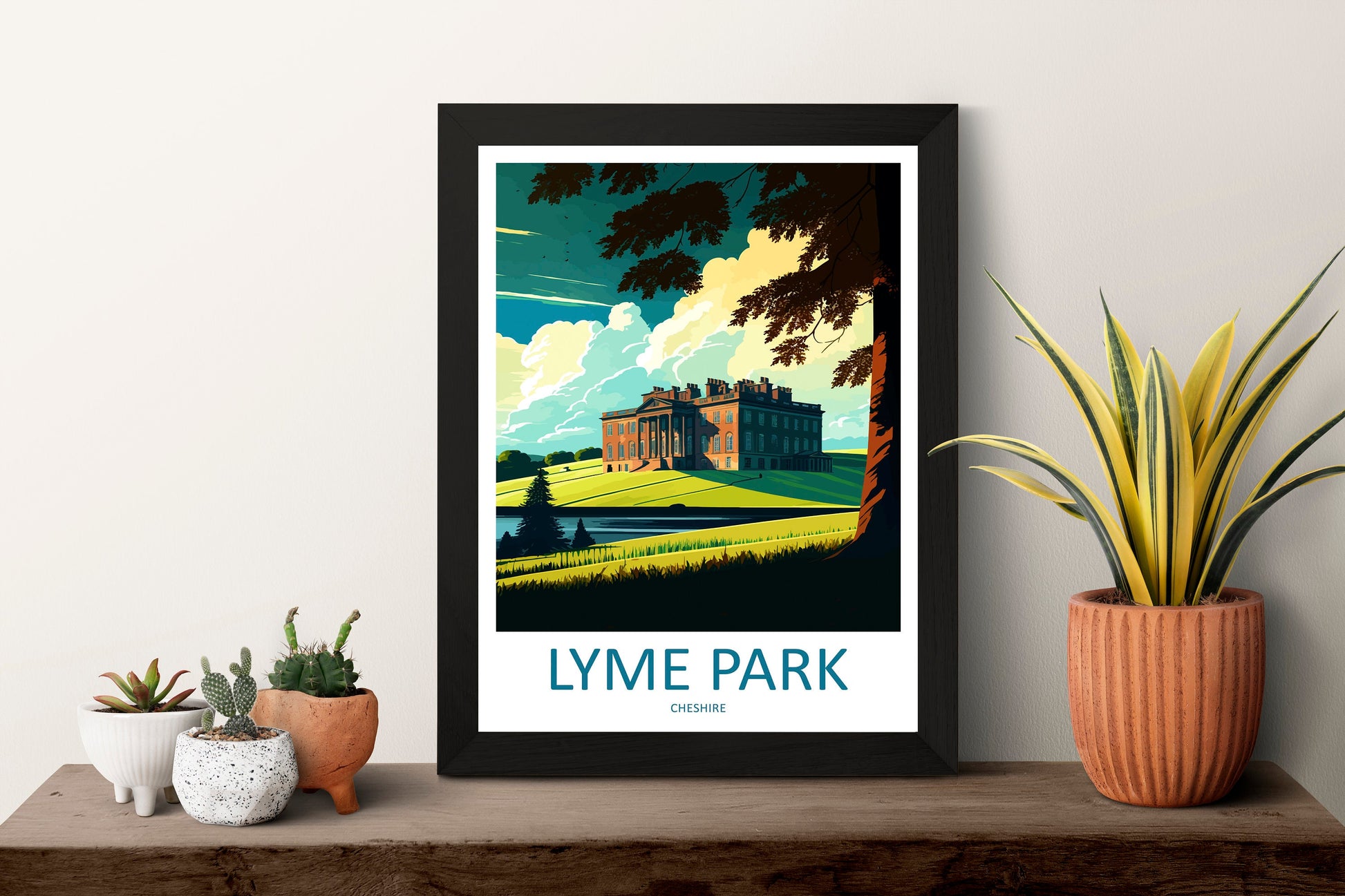 Lyme Park Travel Print Wall Art Lyme Park Wall Hanging Home Decoration Lyme Park Gift Art Lovers Wall Art Print Art Lyme Park Travel Art