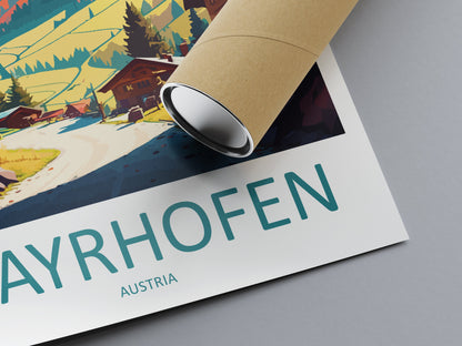 Mayrhofen Travel Print Wall Art Mayrhofen Wall Hanging Home Décor Mayrhofen Gift Art Lovers Austria Art Lover Gift Mayrhofen Travel Poster