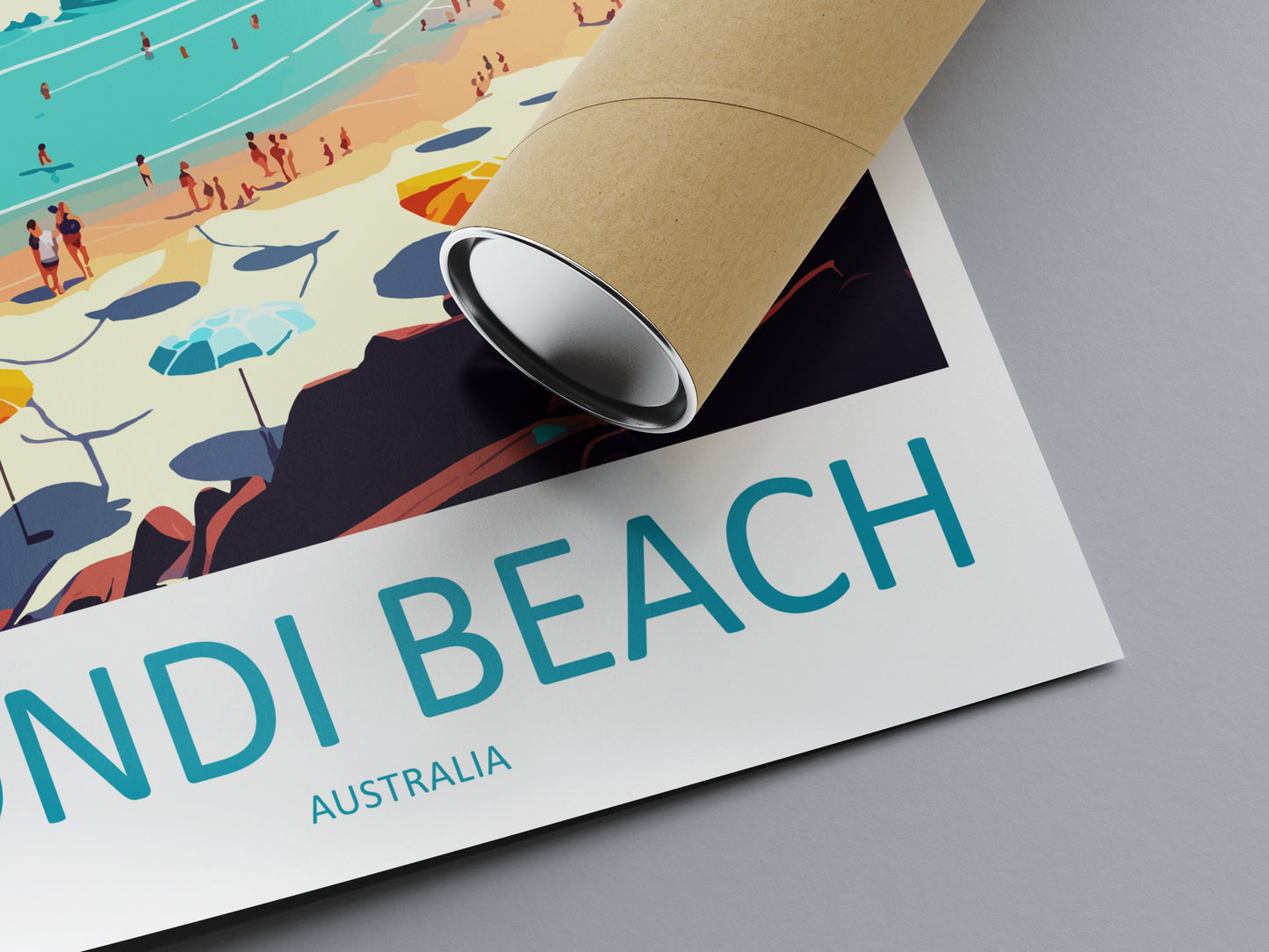 Bondi Beach Travel Print Wall Art Bondi Beach Wall Hanging Home Décor Bondi Beach Gift Art Lovers Wall Art Australia Travel Print