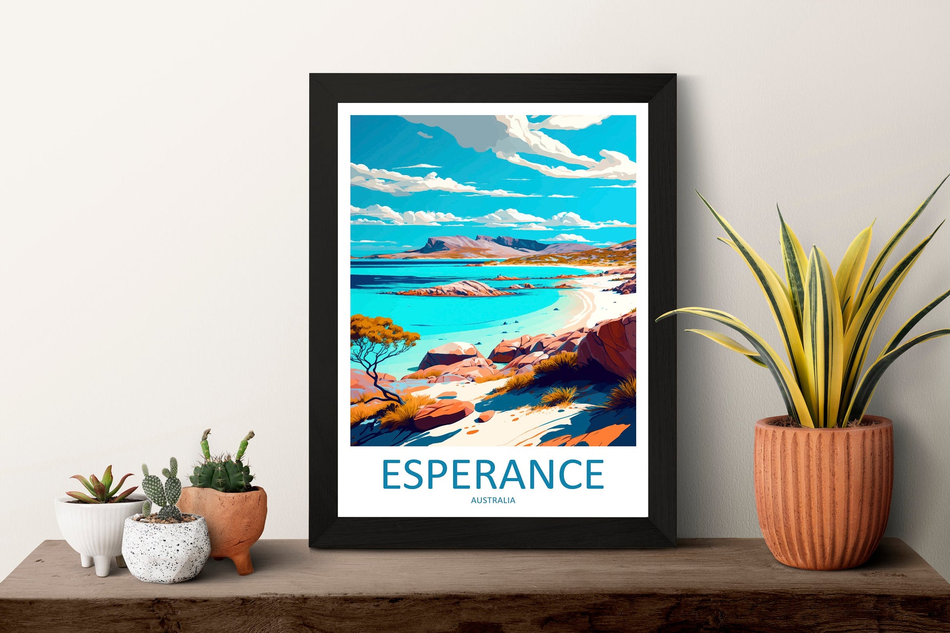 Esperance Travel Print Wall Art Esperance Wall Hanging Home Décor Esperance Gift Art Lovers Wall Art Australia Travel Print Esperance