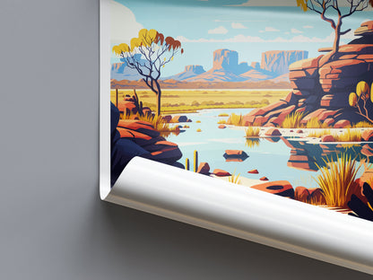 Kakadu Travel Print Wall Art Kakadu Wall Hanging Home Décor Kakadu Gift Art Lovers Wall Art Australia Travel Print Kakadu Wall Art