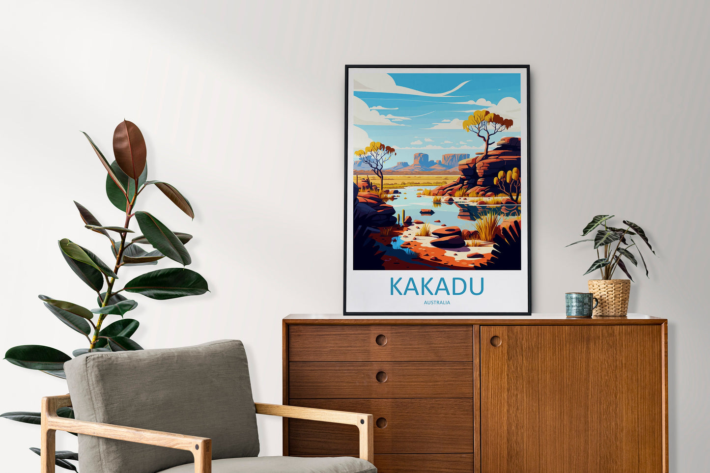 Kakadu Travel Print Wall Art Kakadu Wall Hanging Home Décor Kakadu Gift Art Lovers Wall Art Australia Travel Print Kakadu Wall Art