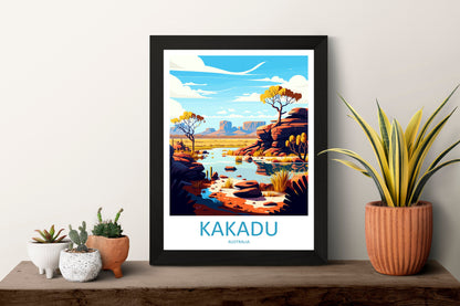 Kakadu Travel Print Wall Art Kakadu Wall Hanging Home Décor Kakadu Gift Art Lovers Wall Art Australia Travel Print Kakadu Wall Art
