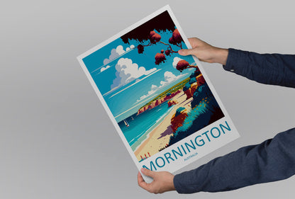 Mornington Peninsula Travel Print Wall Art Mornington Wall Hanging Home Décor Mornington Gift Art Lovers Wall Art Australia Travel Print