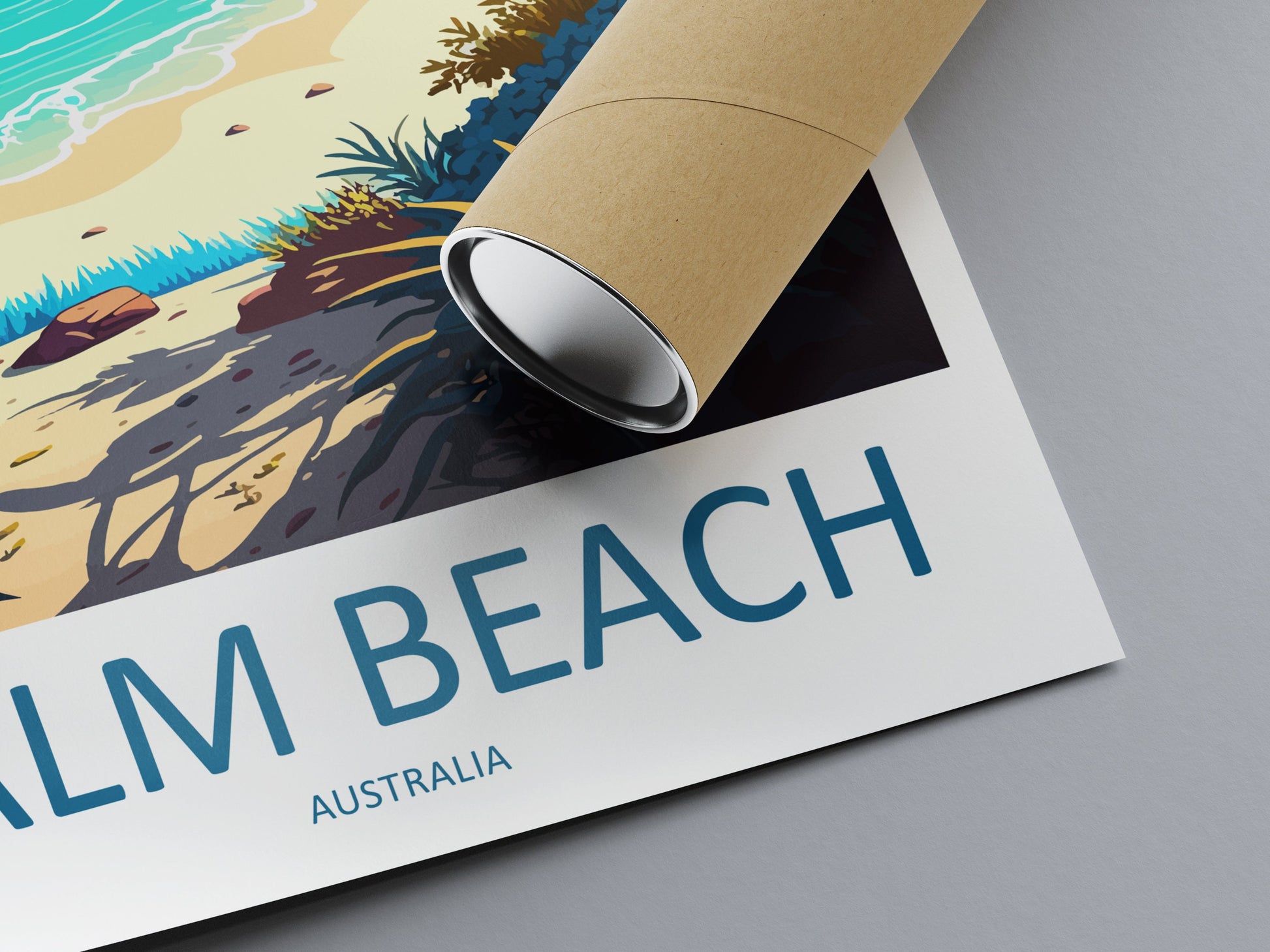 Palm Beach Travel Print Wall Art Palm Beach Wall Hanging Home Décor Palm Beach Gift Art Lovers Wall Art Australia Travel Print