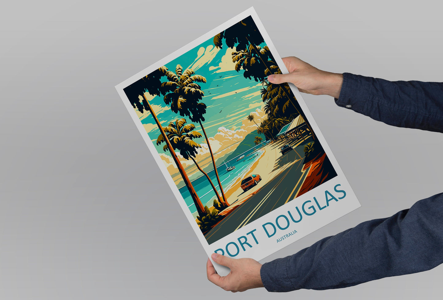 Port Douglas Travel Print Wall Art Port Douglas Wall Hanging Home Décor Port Douglas Gift Art Lovers Wall Art Australia Travel Print